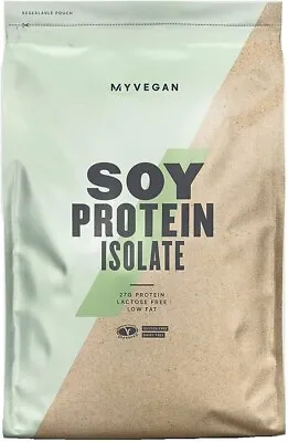 MyProtein Vegan Soy Protein Isolate - 500g/1kg/2.5kg - Long Dated Stock • £11.99