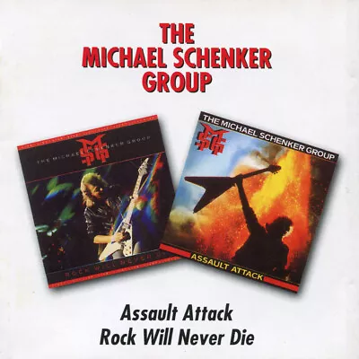 Michael Schenker Group - Assault Attack/Rock Will Never Die (2CD) • $8.99