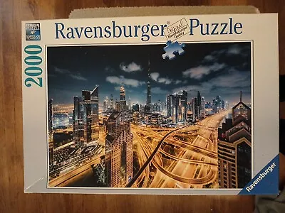 Ravensburger 2000 Piece Jigsaw Puzzle. View Of Dubai. Unchecked. • £4.99