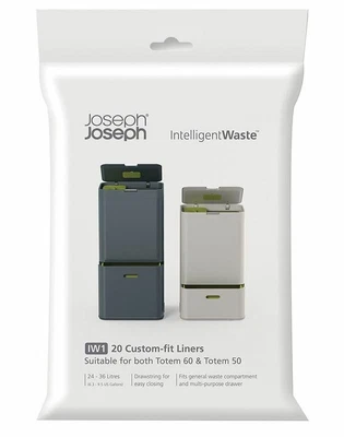 $23.85 • Buy NEW Joseph Joseph Intelligent Waste General Waste Bag Pack Of 20