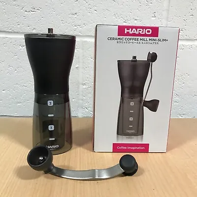 HARIO Mini-Slim Plus - Ceramic Coffee Mill/Grinder - Brand New - Boxed. • £31