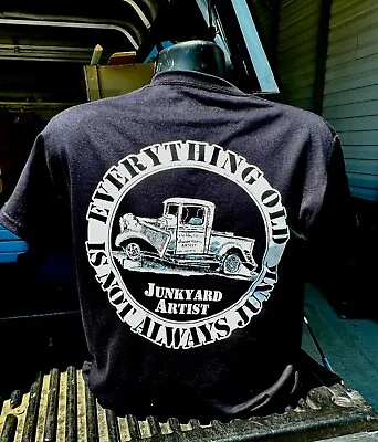 Junkyard T-Shirt Vintage Hot Rat Street Rodder Trucker Ford Junk Model A Gift V8 • $25.98