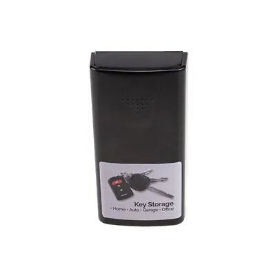£7.97 • Buy Magnetic Black Key Safe Box Car Key Holder Hidden Storage Outdoor Stash For Car