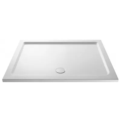 Pearlstone White Rectangular Shower Tray Slimline 1400mm X 700mm X 40mm • £149.95