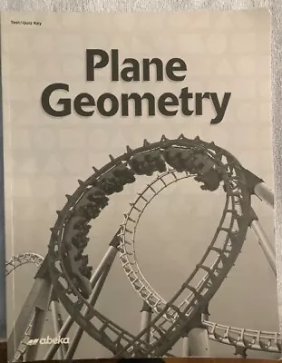 Plane Geometry Test/Quiz Key • $15