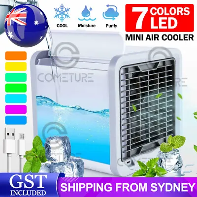 $17.65 • Buy Portable Mini Air Cooler Fan Air Conditioner Cooling Fan Humidifier AC AU STOCK