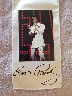 Elvis Presley If I Can Dream Photo&signature White Scarf New Lot 2 • $25