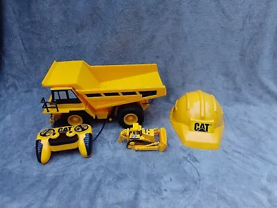 £16 • Buy Toy State Industrial CAT Vintage Toy Dump Truck With Digger & Hard Hat