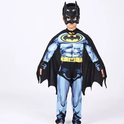 Child Batman Brave Bold Fancy Dress Superhero Costume Comic Book Day Week Boys • £12.99