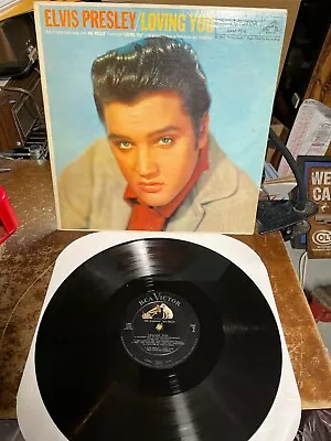 Elvis Presley RCA VICTOR LPM-1515 MONO  LOVING YOU  LP Vinyl Record VG/VG+ • $60