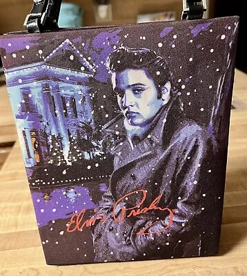 Elvis Presley Purse Joe Petruccio Artwork Ashley M 8.5  X 6.75  • $10