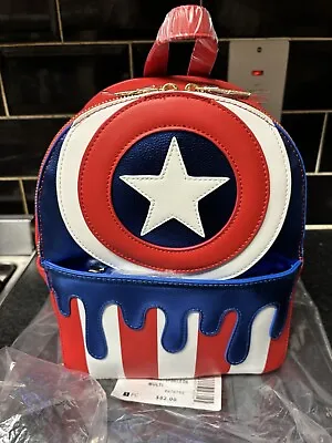 DANIELLE NICOLE Marvel Captain America Mini Backpack Popsicle • £55