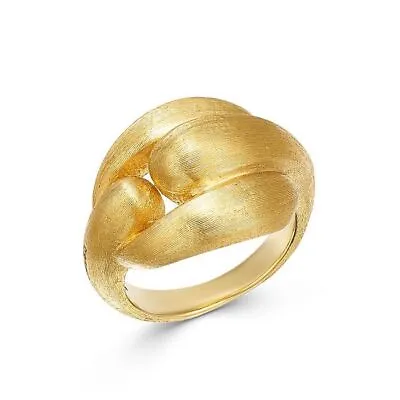 MARCO BICEGO Lucia Large Link Ring In 18K Yellow Gold Size 7 - $2720 • $1999