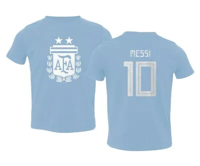 Argentina 2019 Soccer #10 Lionel MESSI Copa America Kids Toddler T-shirt • $20.99