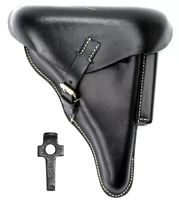 WW I&II GERMAN LUGER P08 Hardshell BLACK HOLSTER Takedown Tool OTTOSINDEL BERLIN • £33.59