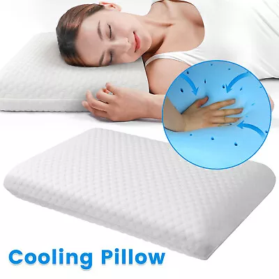 LINENOVA Bedding Memory Foam Pillow Cool Gel Pillows Home Hotel W/Cover Standard • $56.99