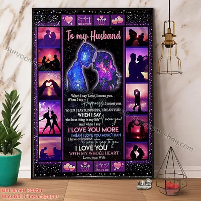 Couple Love To My Husband I Have Ever Found A Way To Say To You Purple Happin... • £14.86