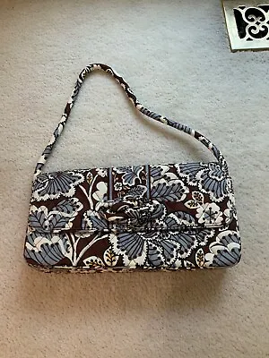 Brand New With Tags Vera Bradley Not Just A Clutch Bag In 	Slate Blooms • $40