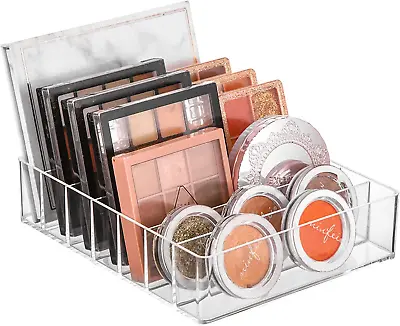 Eyeshadow Palette Organizer Acrylic Clear Make Up Organizers And Storage Holder • $11.26