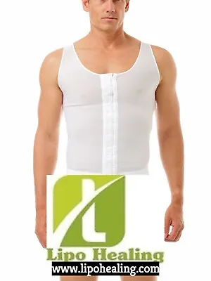 Mens Compression Post Surgical Vest Top Quality Made In The USA And Ships USA • $44.99