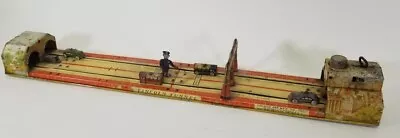 Vintage Unique Art's Tin Litho Lincoln Tunnel Wind Up Toy -WORKS • $189.99
