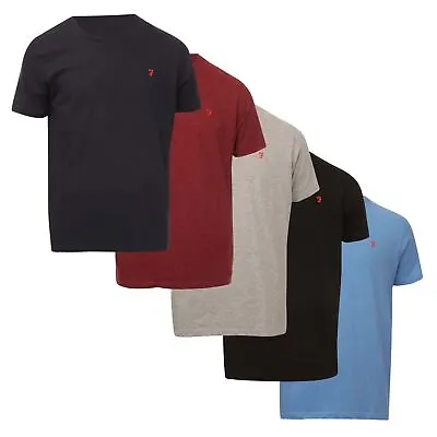 Men's T-Shirts Farah Watten 5 Pack Lounge In Multicolour • £29.99