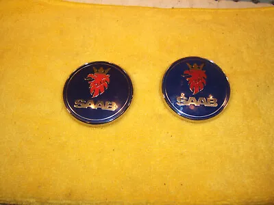 Saab 2006 9 5 Sedan Front Hood  Rear Trunk Plastic OEM 1 Set Of 2 Emblems Only • $98