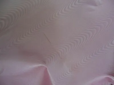 DESIGNER FABRIC PALE ROSE WASHABLE POLYESTER MOIRE 5yds • $68