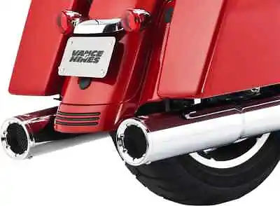 Vance & Hines 16463 Chrome 4.5  Hi-Output Slip-On Mufflers For 17-20 Touring • $636.74