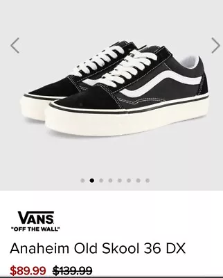 Vans Old Skool Black • $49