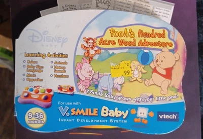 $4.99 • Buy Pooh's Hundred Acre Wood Adventure (Vtech V.Smile Baby)