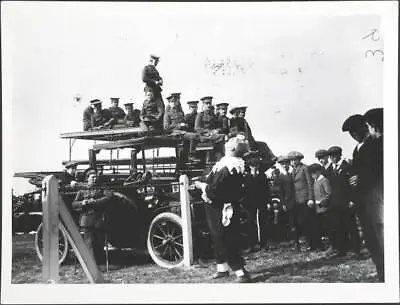 Quorn Hunt At Loughborough Wounded Soldiers Watching Racing 1910s OLD PHOTO • £5.27