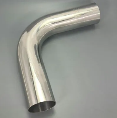 £30.54 • Buy 45 Or 90 Degree 304 Stainless Steel D Polished Mandrel Exhaust Pipe Bend Elbow