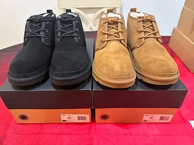 NWT UGG NEUMEL BLACK OR CHESTNUT  Men's Suede Low Chukka Boots  3236 • $103.65