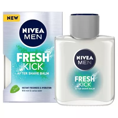 NIVEA MEN Fresh Kick After Shave Balm (100ml) Refreshing After Shave Lotion M... • £7