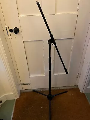 Microphone Stand Height Adjustable Boom Metal - Tripod Base • £15