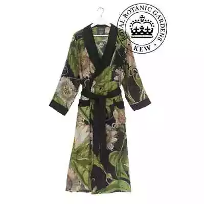 £30 • Buy ROYAL BOTANICAL GARDENS Ladies KEW Passion Flower Black Robe One Size