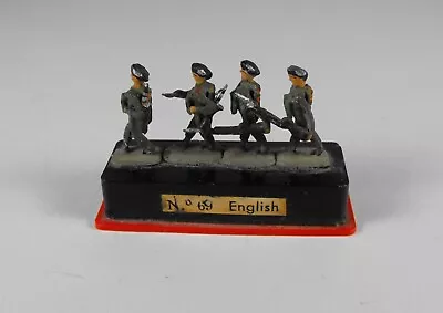 Vintage Alymer Miniature Of 4 Metal Soldiers Marked N69 English • $5.99