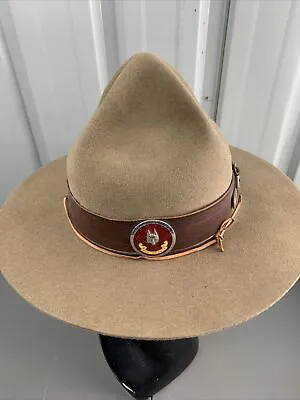 Australian Wolf Cubs - Boy Scouts - Scout Master Pure Felt Vintage Hat • $200