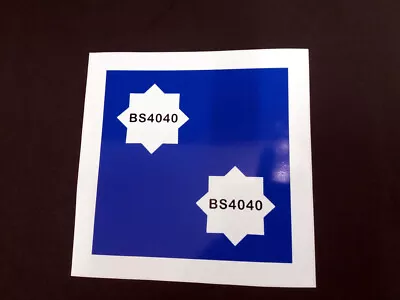 Blue 2 Two Star Sticker For A Vintage Petrol Pump Display • $6.71