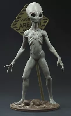 Alien Statue Area 51 5ft Life Size Grey 3d Printed Kit • £350