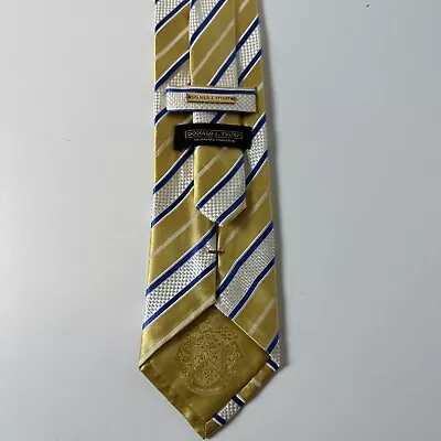 Donald J. Trump “Signature Collection” 100% Silk Tie 3.75” Wide 59” Long Stripes • $14.95