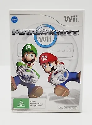 MarioKart Nintendo Wii Game Complete With Manual & Mint Disc  • $24.95