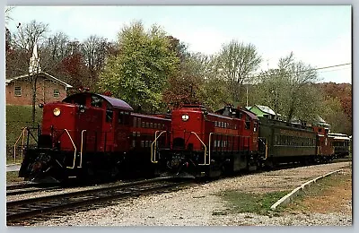 Winslow Arkansas AR - Arkansas & Missouri RR #20 & #22 Train - Vintage Postcard • $4.49