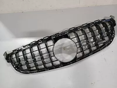 For Mercedes Benz W205 C63 C63S 2015-2018 GT R AMG Grille Grill Gloss Black • $140.99
