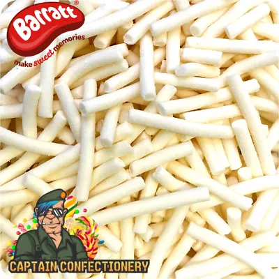 Barratt Candy Sticks (Soft) Pick N Mix Retro White Sweets | Weddings Party Bags • £3.99