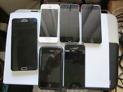 Bulk Of 3x A1530 1x A1428 1x A1241 Iphones And 1x Samsung Note5. Sell For Parts • $30