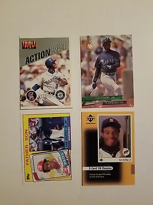 Ken Griffey Jr. (4) Card Lot Mlb HOF Seattle Mariners  • $0.99