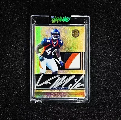 2011 Panini Gold Standard Von Miller Rookie Patch Autograph 052/525 No.252 • $75.95