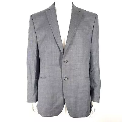 Ralph Lauren Men's 100% Wool Ultraflex Blazer Suit Jacket Gray Sz 46R • $29.99